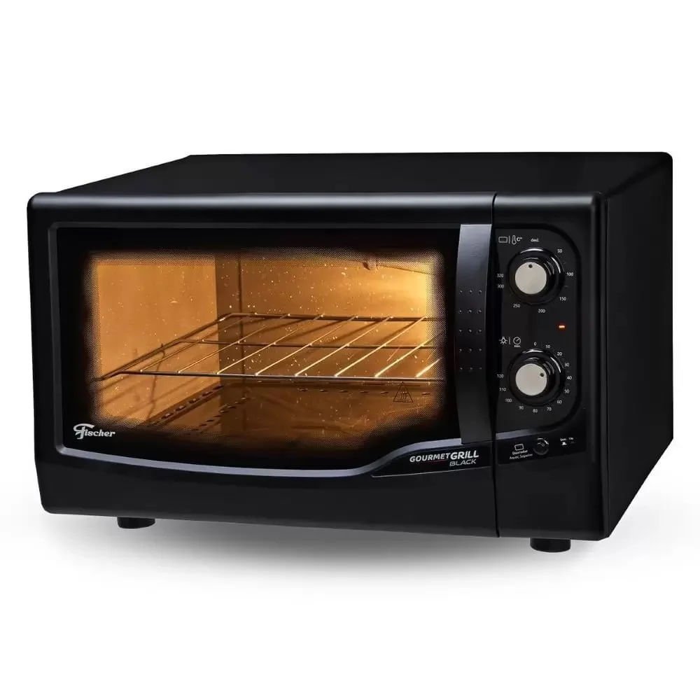 Forno Elétrico Fischer 44 Litros Gourmet Grill Preto - 127 Volts