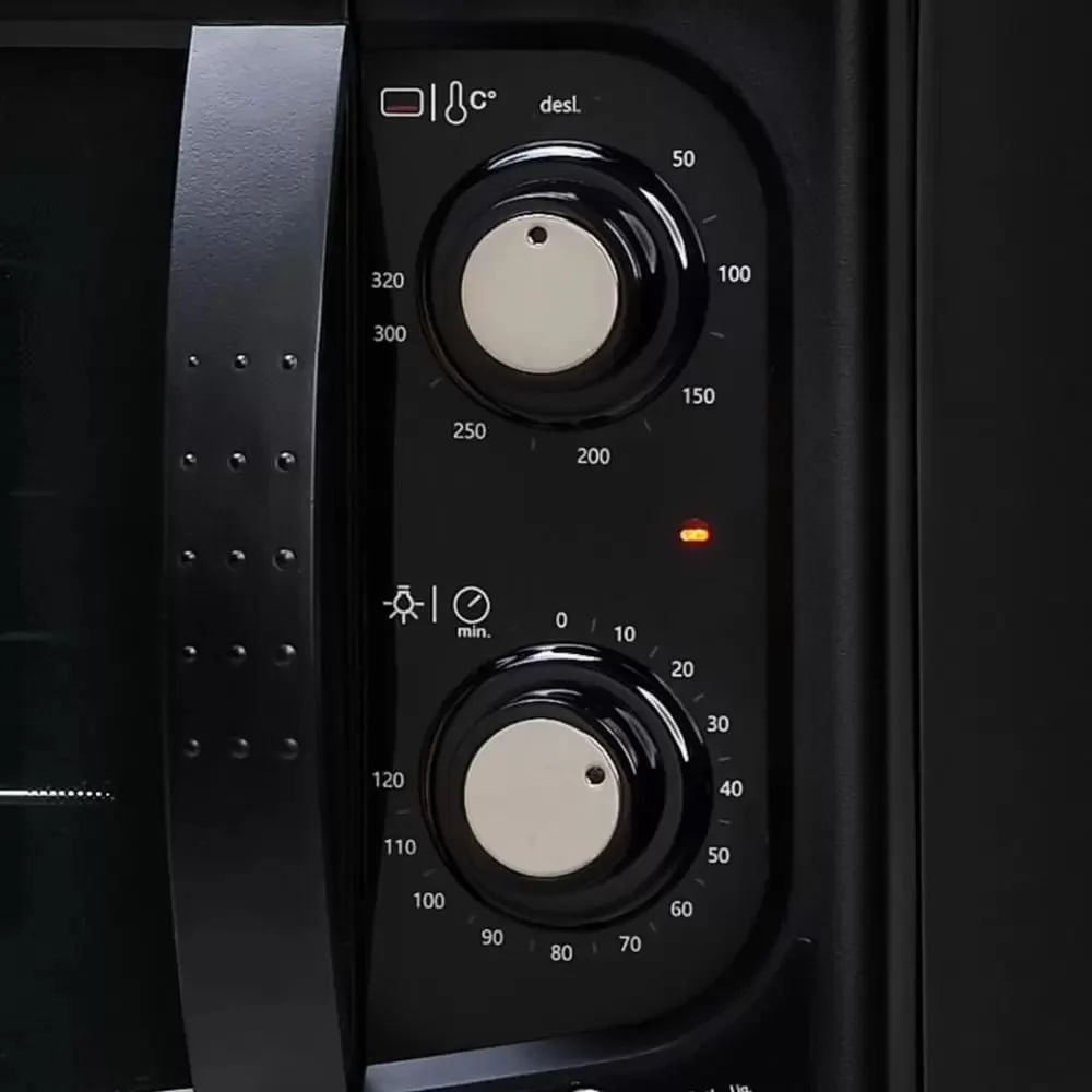 Forno Elétrico Fischer 44 Litros Gourmet Grill Preto - 127 Volts