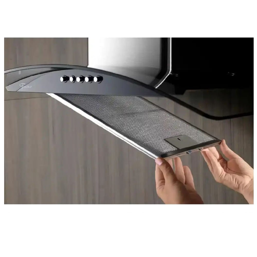 Coifa de Parede Fischer 60cm Talent Fit Inox - 127 Volts