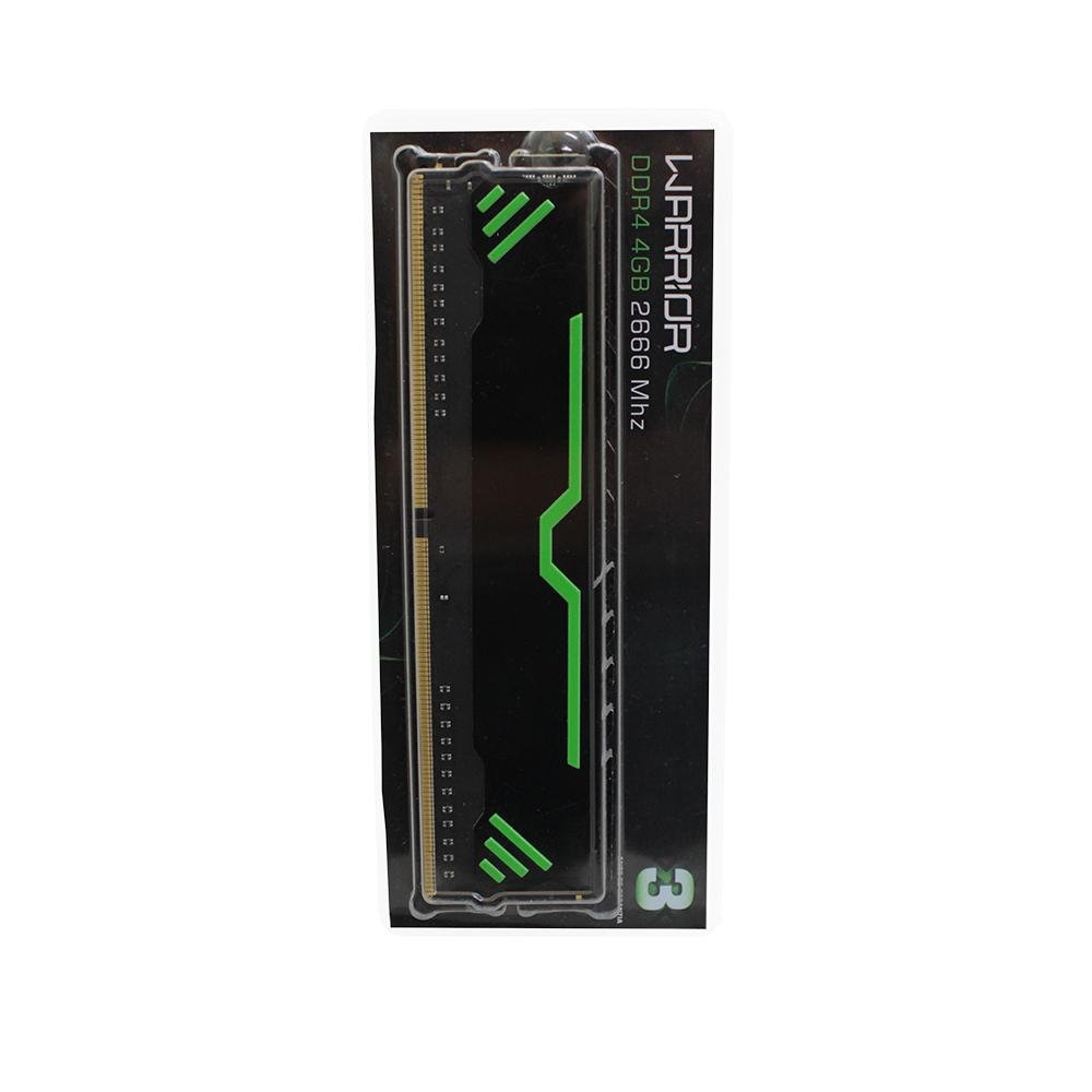Modulo de Memoria Warrior 4gb 2666 Mhz com Dissipador de Calor - MM459