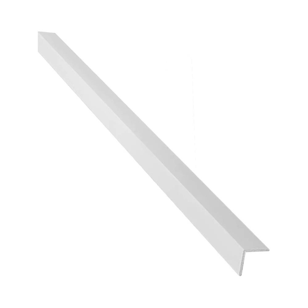 Cantoneira Aluminio L Branco 3/4" 3M Varalux