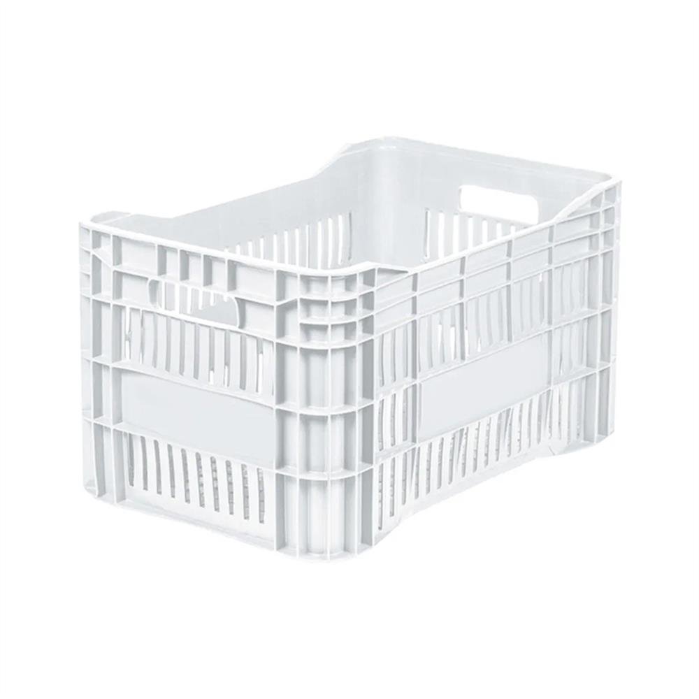 Contentor Plastico 55X36x31 Canto Arredondado Branco