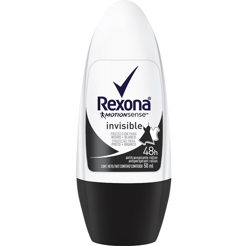 Desodorante Rexona Roll On Invisible 50ml