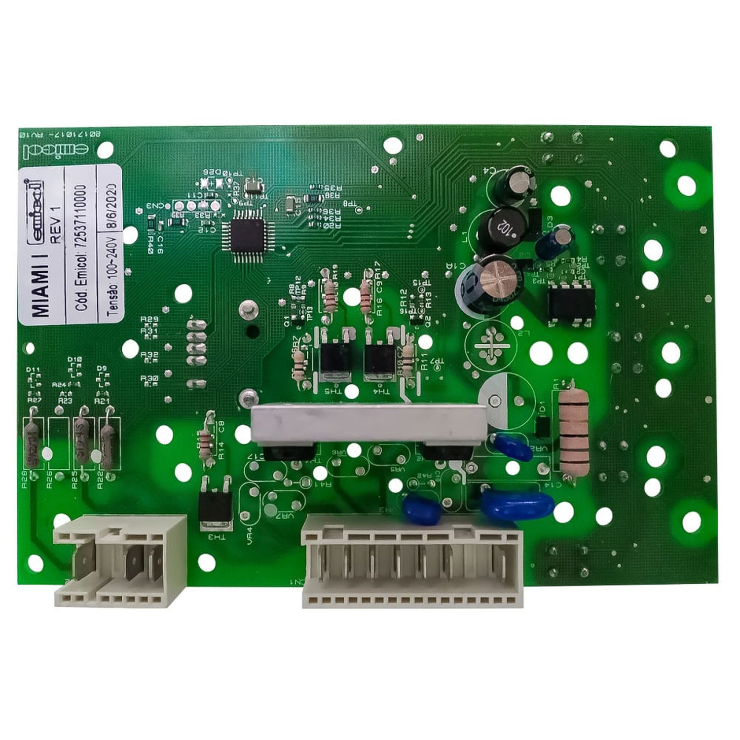 Placa Eletrônica Emicol Lavadora Colormaq 12 / 15Kg Bivolt