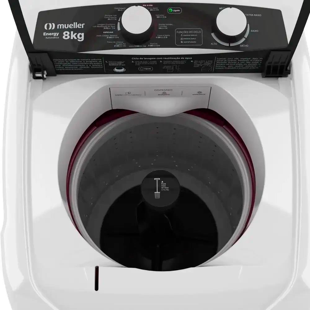 Lavadora De Roupas Mueller Energy 8Kg ¿ 127 Volts