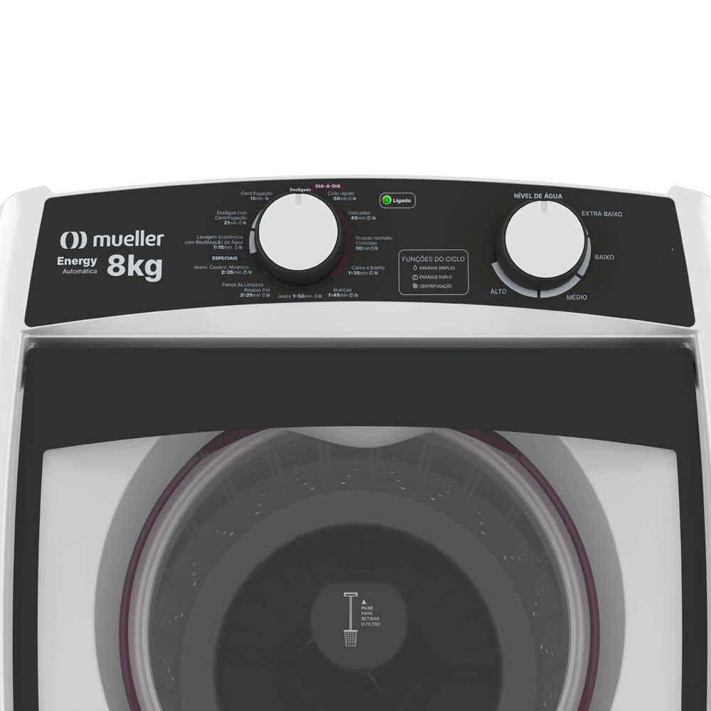 Lavadora Automática Mueller Energy 8kg ¿ 220 Volts