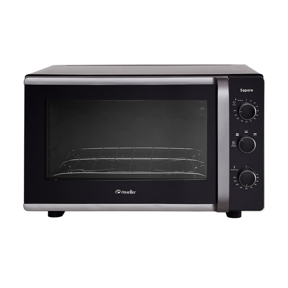 Forno Elétrico Mueller 44 Litros Preto Sapore ¿ 127 Volts Forno Elétrico Mueller 44 Litros Branco Sapore ¿ 127 Volts