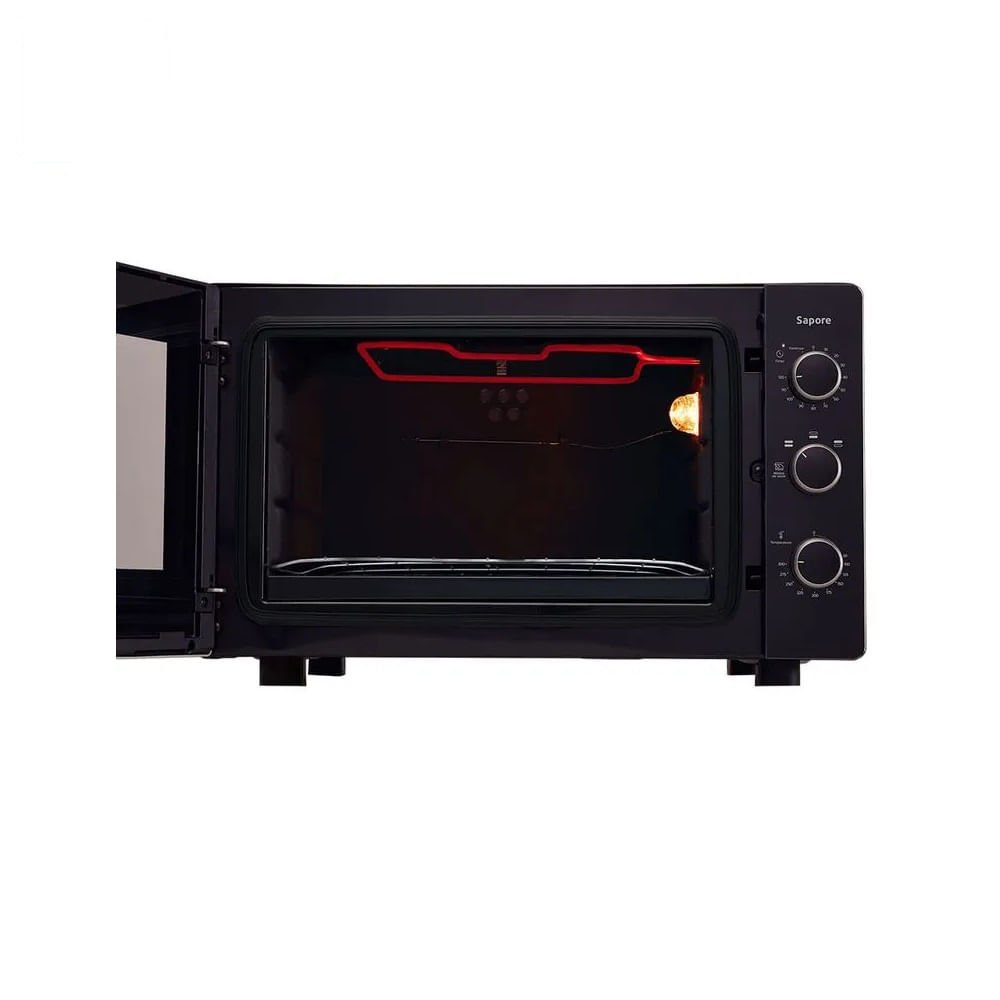 Forno Elétrico Mueller 44 Litros Preto Sapore ¿ 127 Volts Forno Elétrico Mueller 44 Litros Branco Sapore ¿ 127 Volts