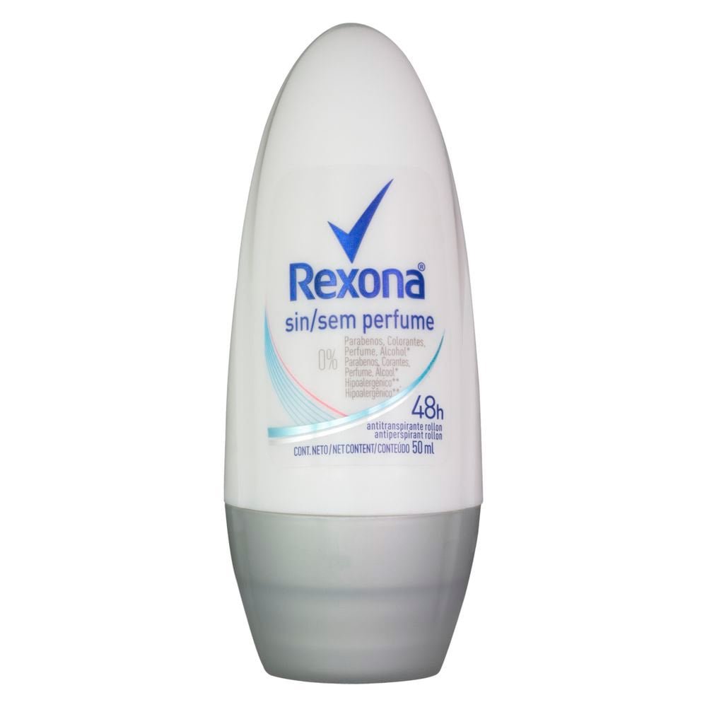 Desodorante Rexona Roll On Women Sem Perfume 50ml