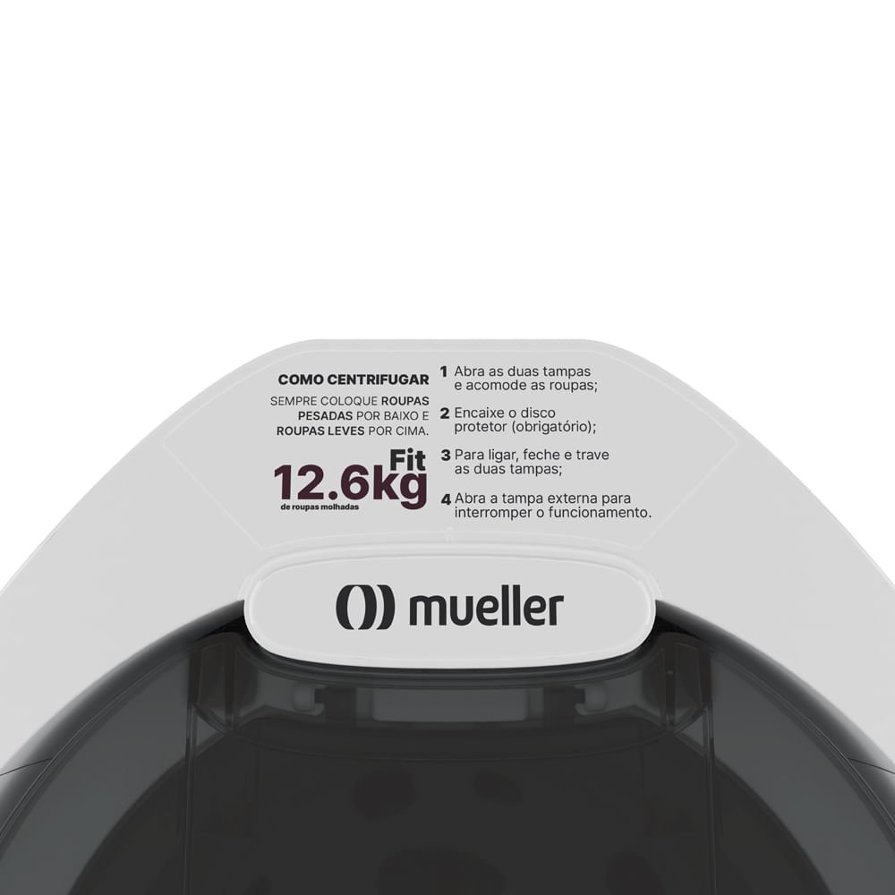 Centrífuga Mueller Fit 12,6 Kg Branca ¿ 220 Volts