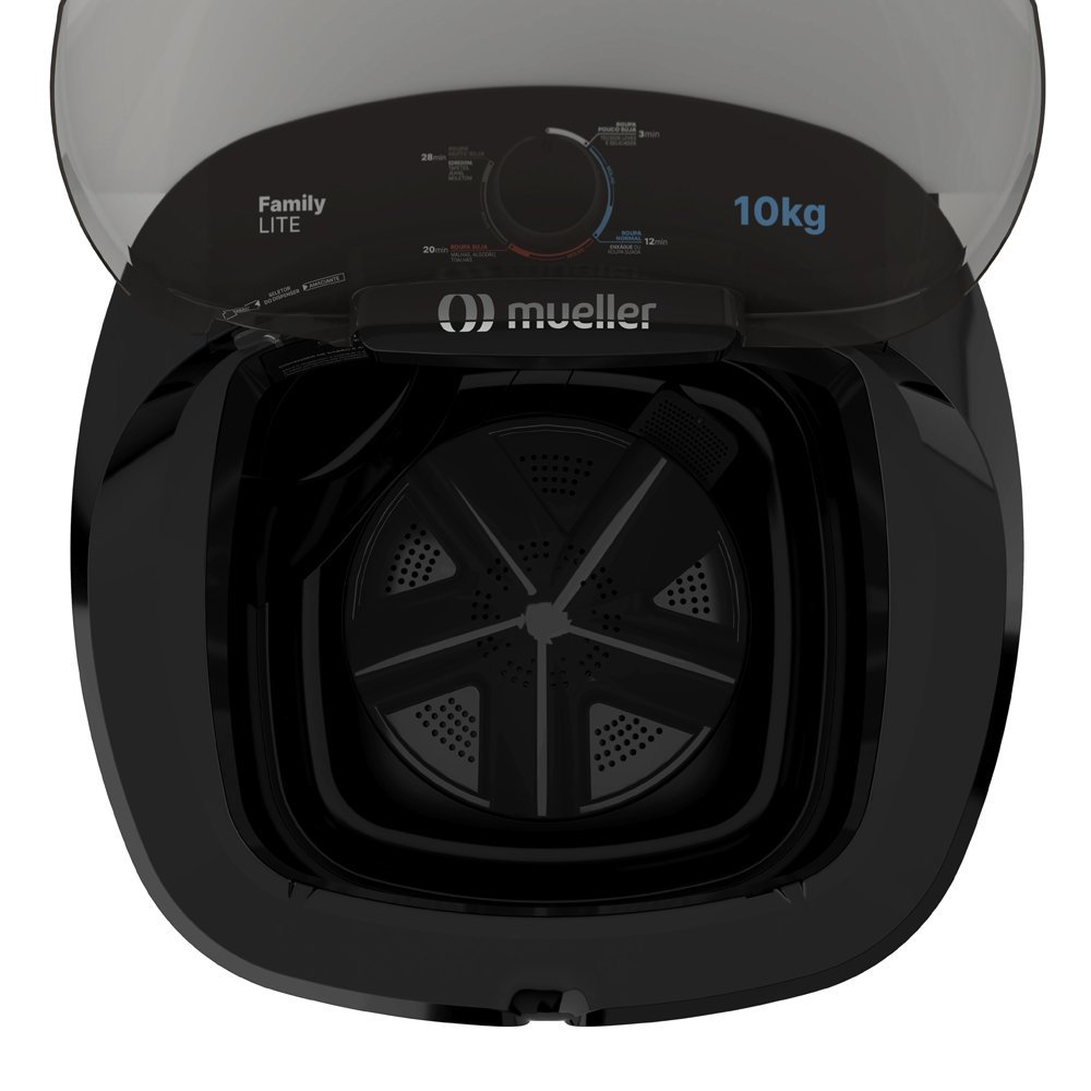Tanquinho Mueller 10kg Family Lite Preto - 127V