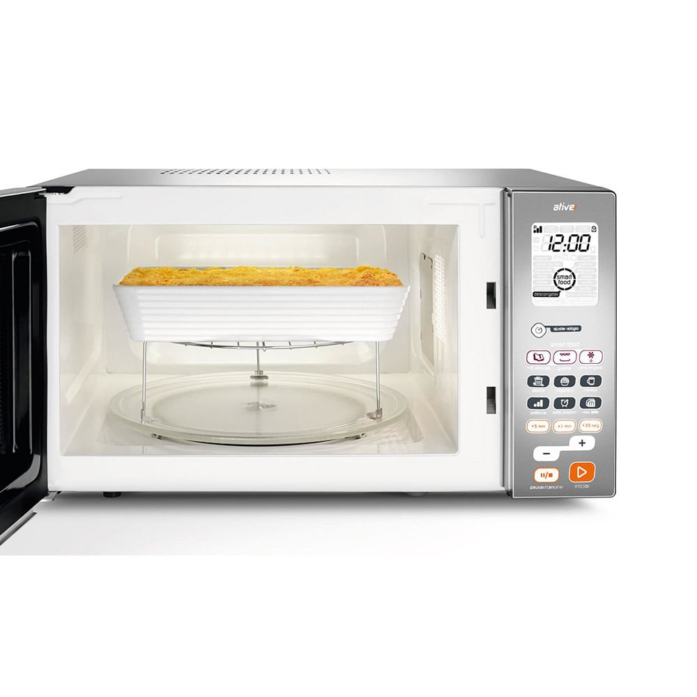 Micro-Ondas Brastemp 38 Litros Ative Inox Bmj38arbna - 220V