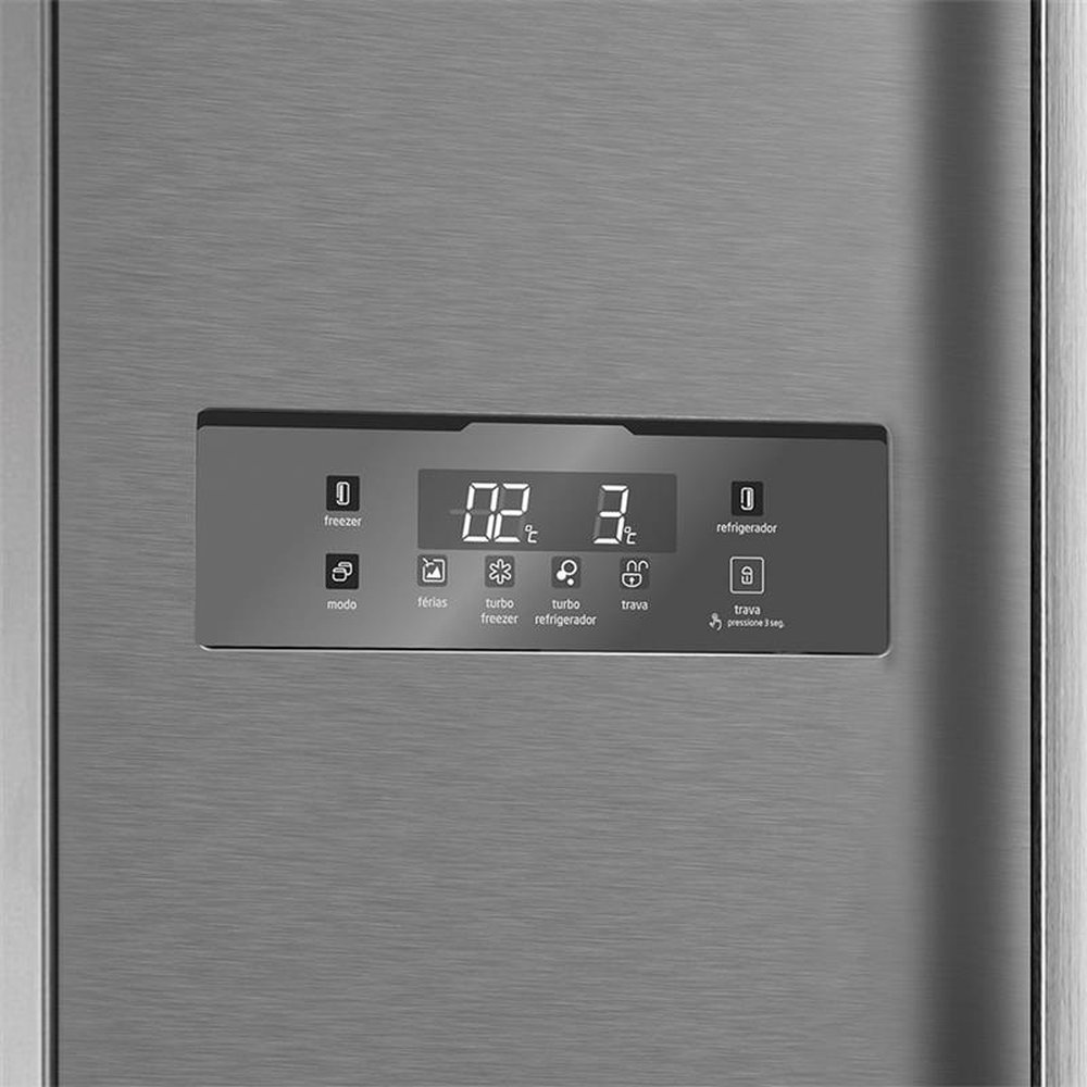 Refrigerador Midea Frost Free Side by Side 528 Litros Inox MD-RS587FGA041 ¿ 127 Volts