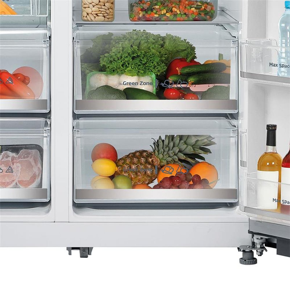 Refrigerador Midea Frost Free Side by Side 528 Litros Inox MD-RS587FGA041 ¿ 127 Volts