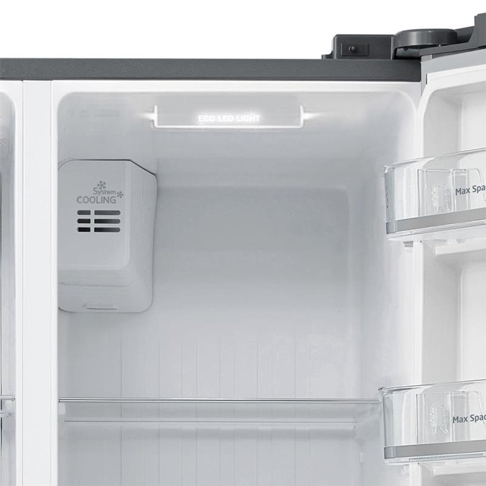 Refrigerador Midea Frost Free Side by Side 528 Litros Inox MD-RS587FGA041 ¿ 127 Volts