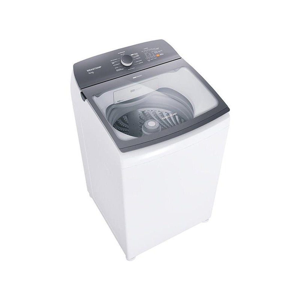 Lavadora de Roupas Brastemp 14 Kg com Ciclo Tira Manchas Advanced e Ciclo Antibolinha Branca BWK14AB ¿ 127 Volts