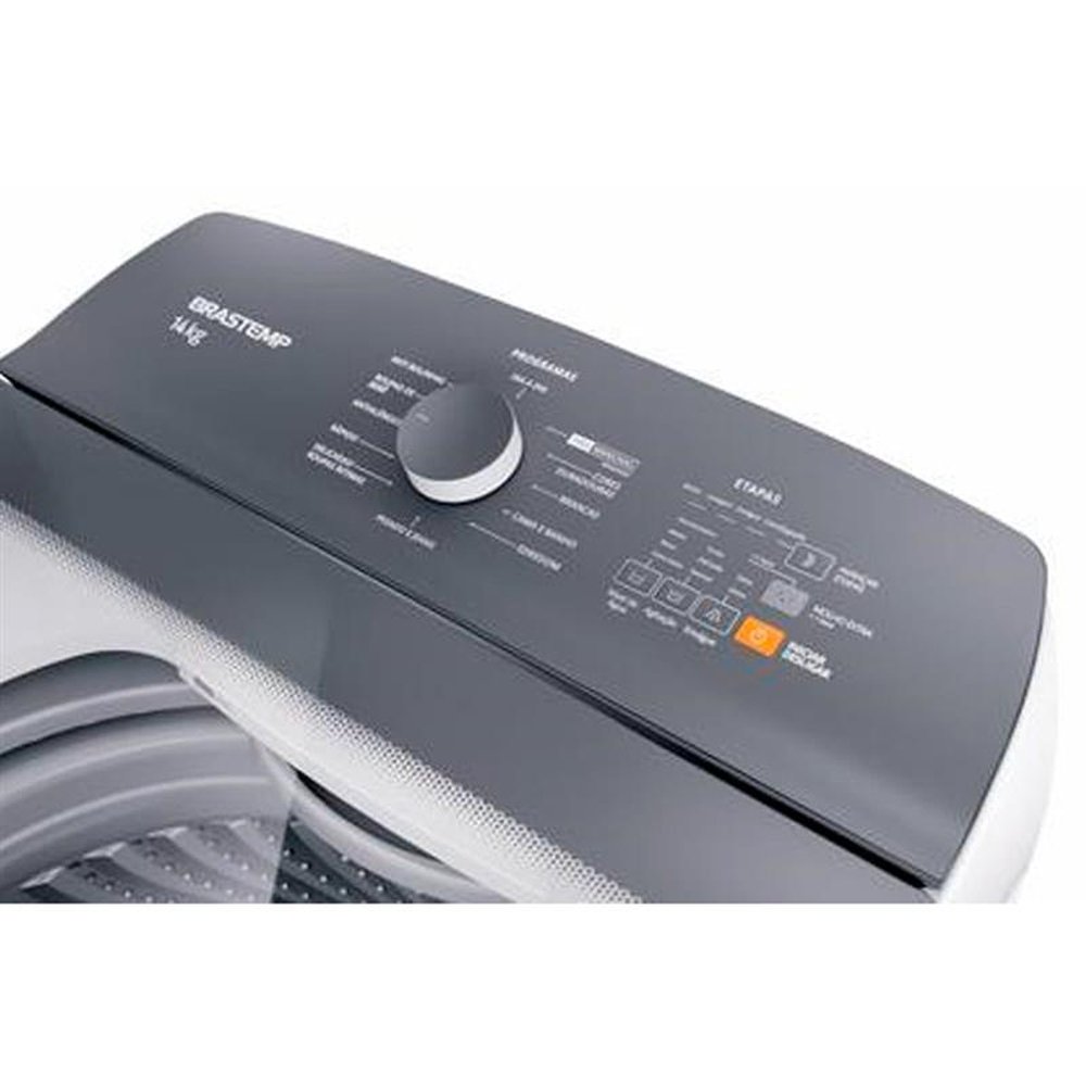 Lavadora de Roupas Brastemp 14 Kg com Ciclo Tira Manchas Advanced e Ciclo Antibolinha Branca BWK14AB ¿ 127 Volts