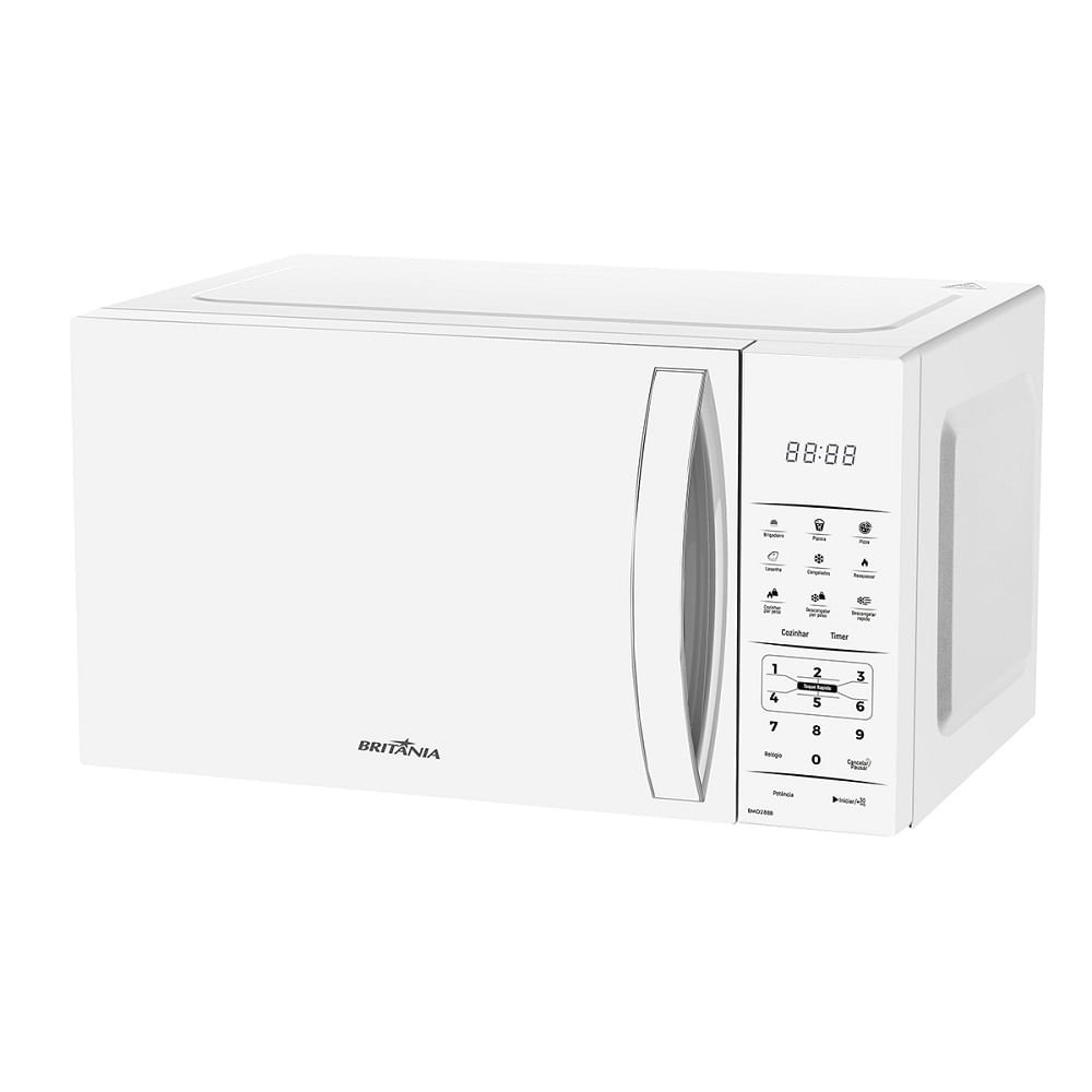Micro-ondas Britânia 28 litros Branco BMO28BB - 127 Volts