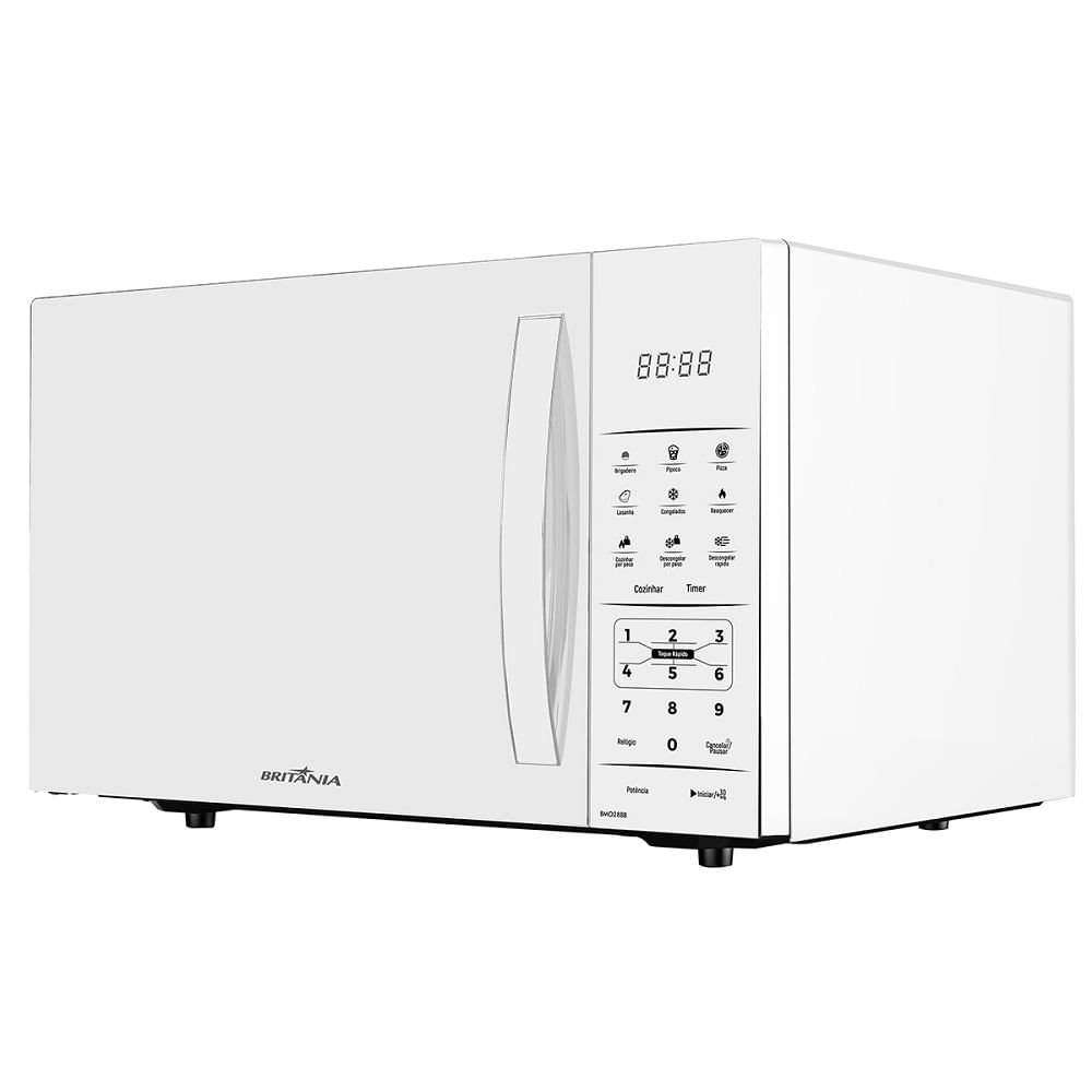 Micro-ondas Britânia 28 litros Branco BMO28BB - 127 Volts