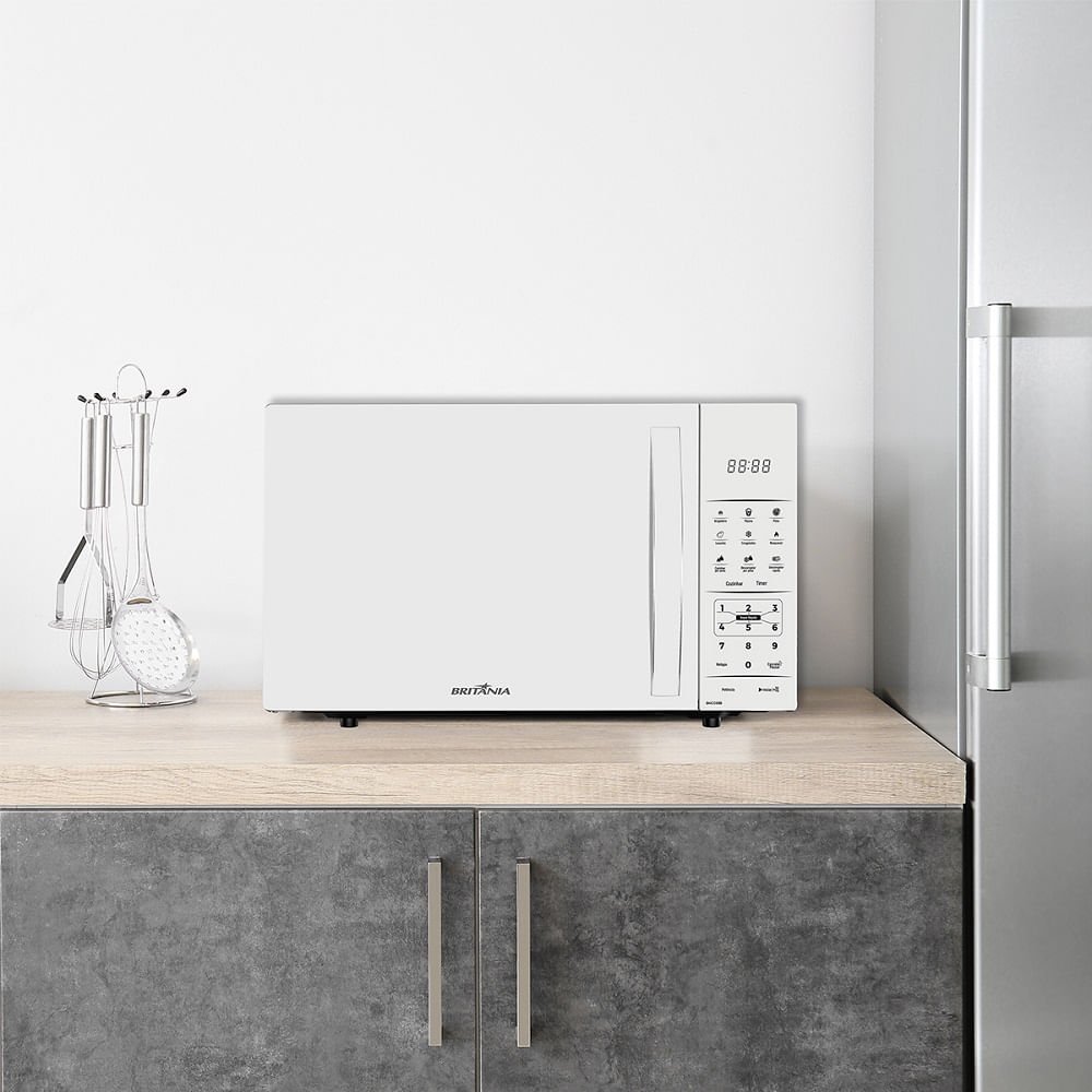 Micro-ondas Britânia 28 litros Branco BMO28BB - 127 Volts