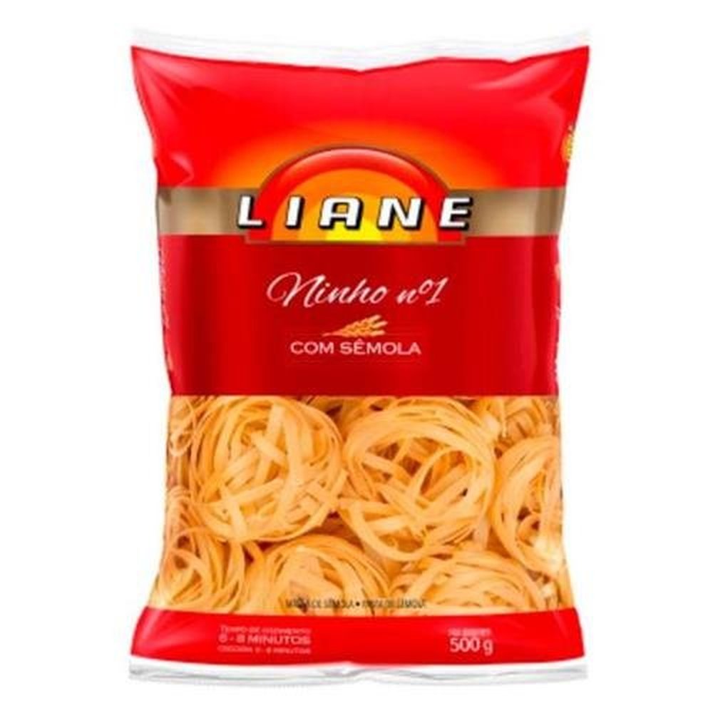 Macarrao Liane Ninho Numero 1 Semola 20X500Gramas
