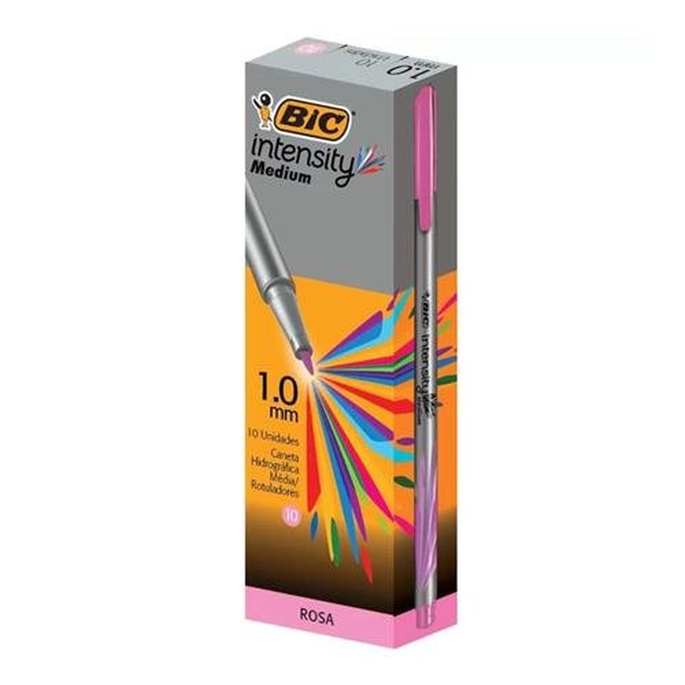 Canetinha Bic Intensity Rosa 1.0Mm 10X1 Ref.970922