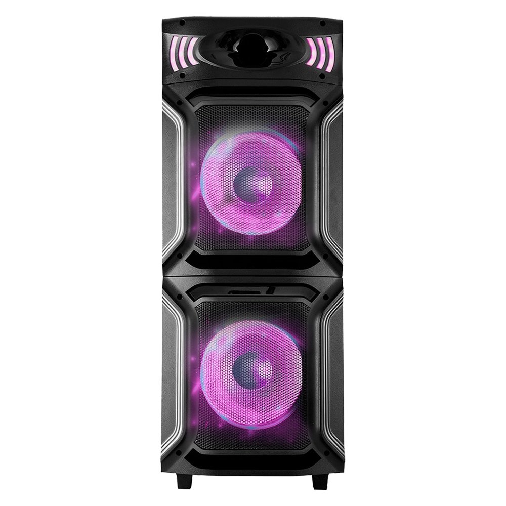 Caixa Amplificadora Acústica Philco PCX15000 - Bluetooh, USB/Auxiliar/SD, Rádio FM, 1500W RMS, Preto