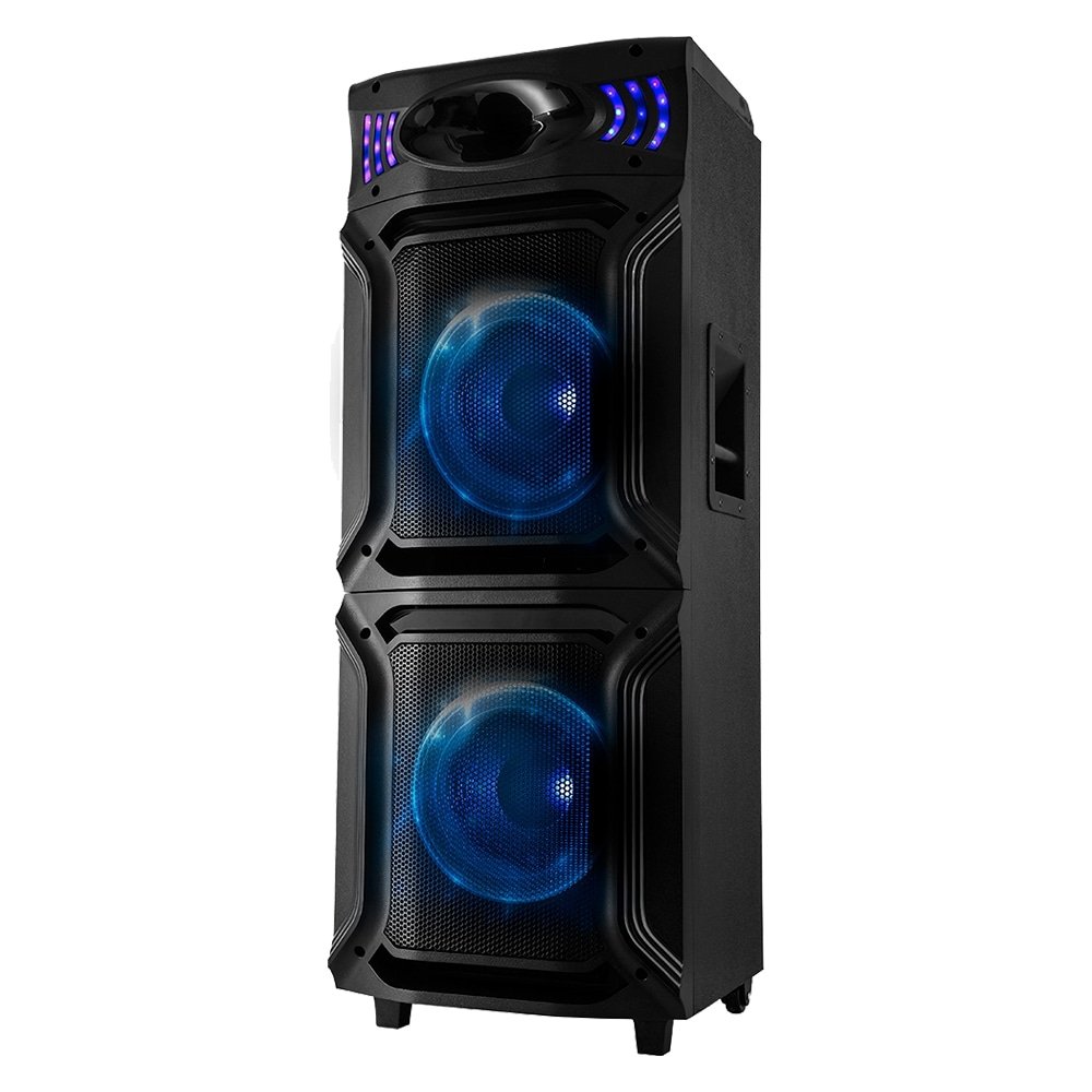 Caixa Amplificadora Acústica Philco PCX15000 - Bluetooh, USB/Auxiliar/SD, Rádio FM, 1500W RMS, Preto