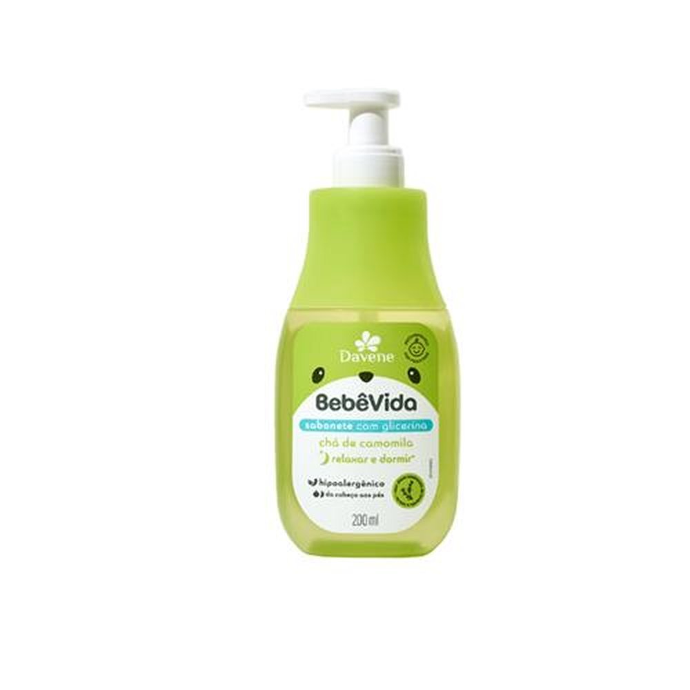 Sabonete Liquido Bebe Vida Cha De Camomila 200ml Martins Atacado