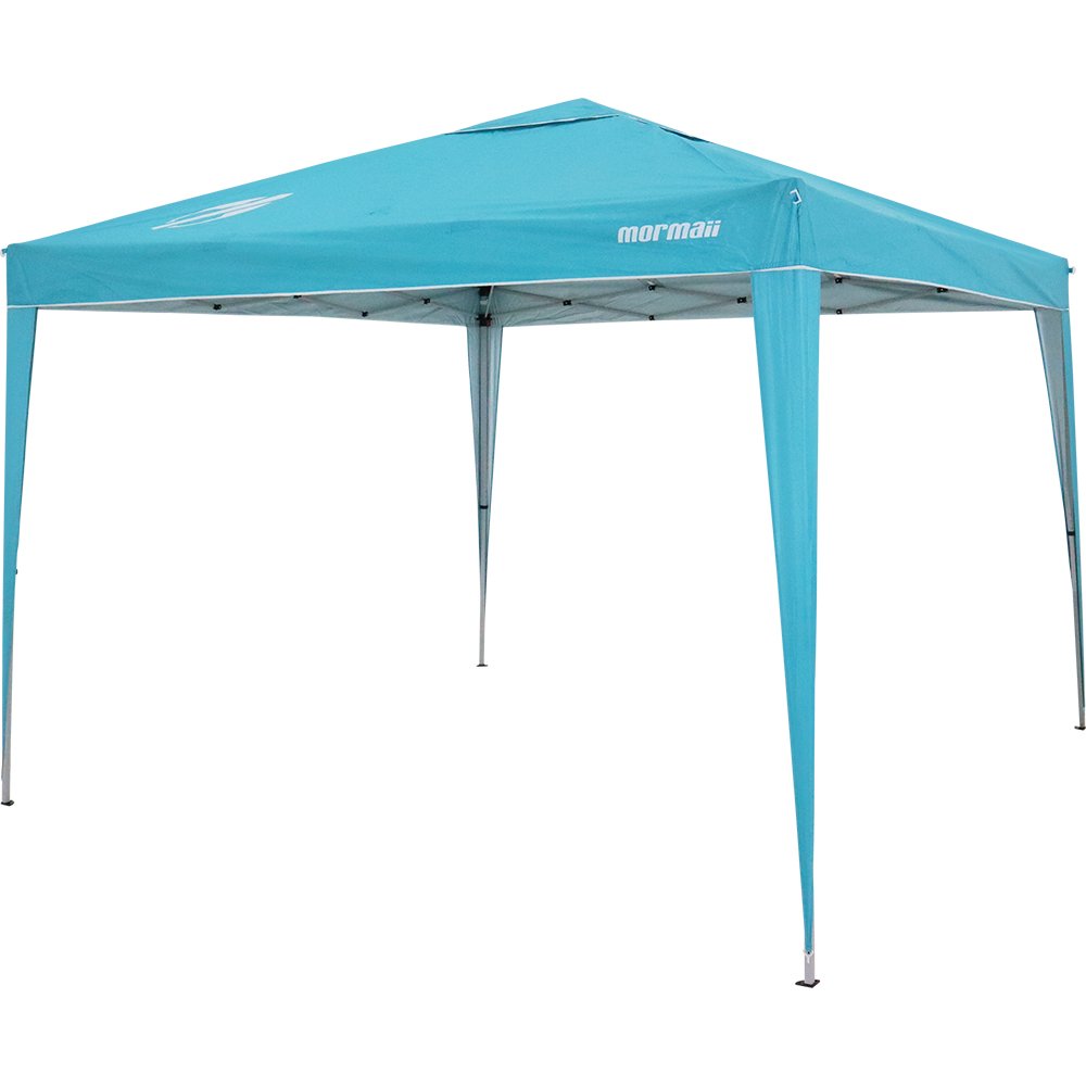 Tenda Gazebo Mormaii - Dobravel - Aluminio - 3 M X 3 M - Turquesa