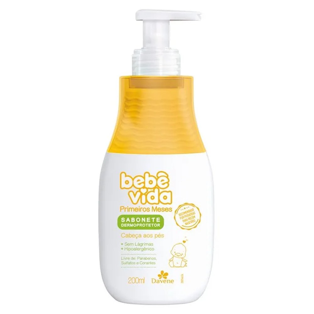 Sabonete Liquido Bebe Vida 200Ml Delicado