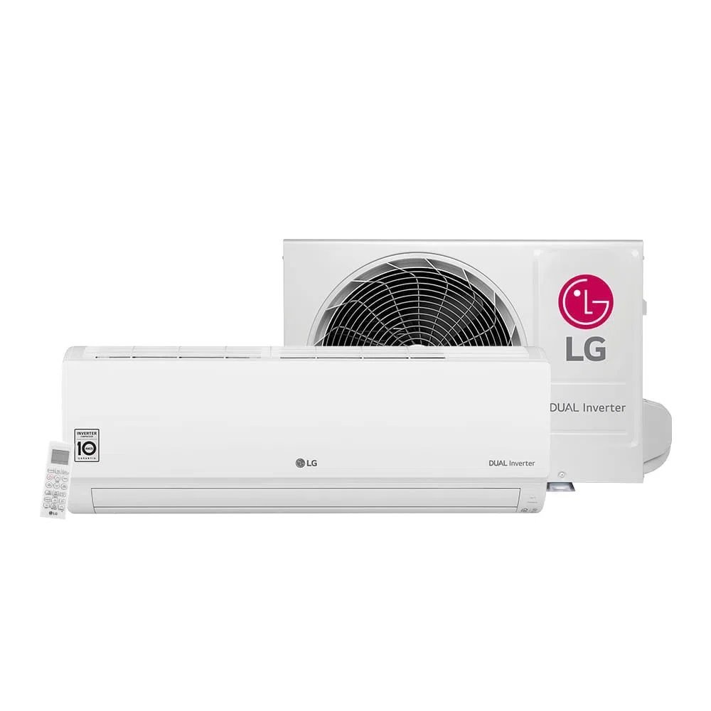 Ar Condicionado Split Hi Wall Inverter LG Dual Compact R-32 9000