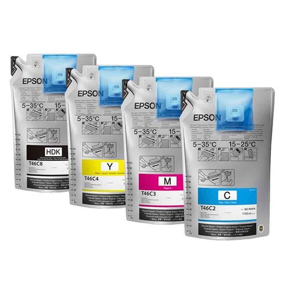 Tinta Ultrachrome Epson T46c820 Preta 1.1l