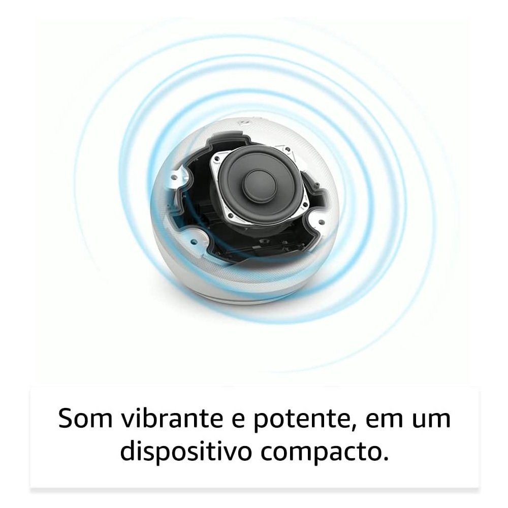 Echo Dot 5ª Geração, Smart Speaker Com Produto Alexa, Azul, Amazon