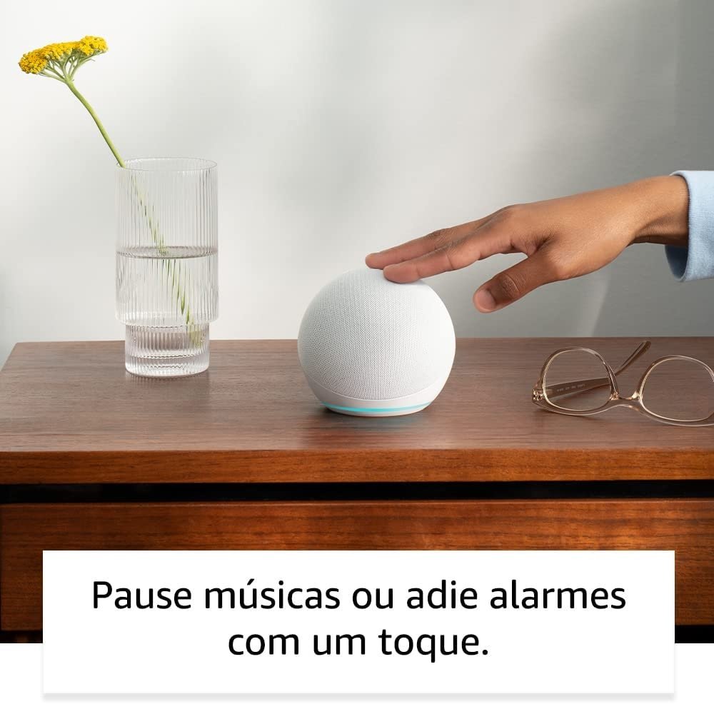 Echo Dot 5ª Geração, Smart Speaker Com Produto Alexa, Azul, Amazon