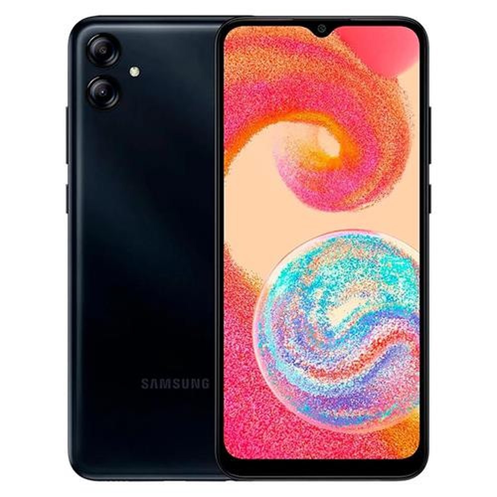 Smartphone Samsung Galaxy A04e, 64GB, 3GB de RAM, Tela 6,5", Câmera dupla com Modo Retrato, Preto