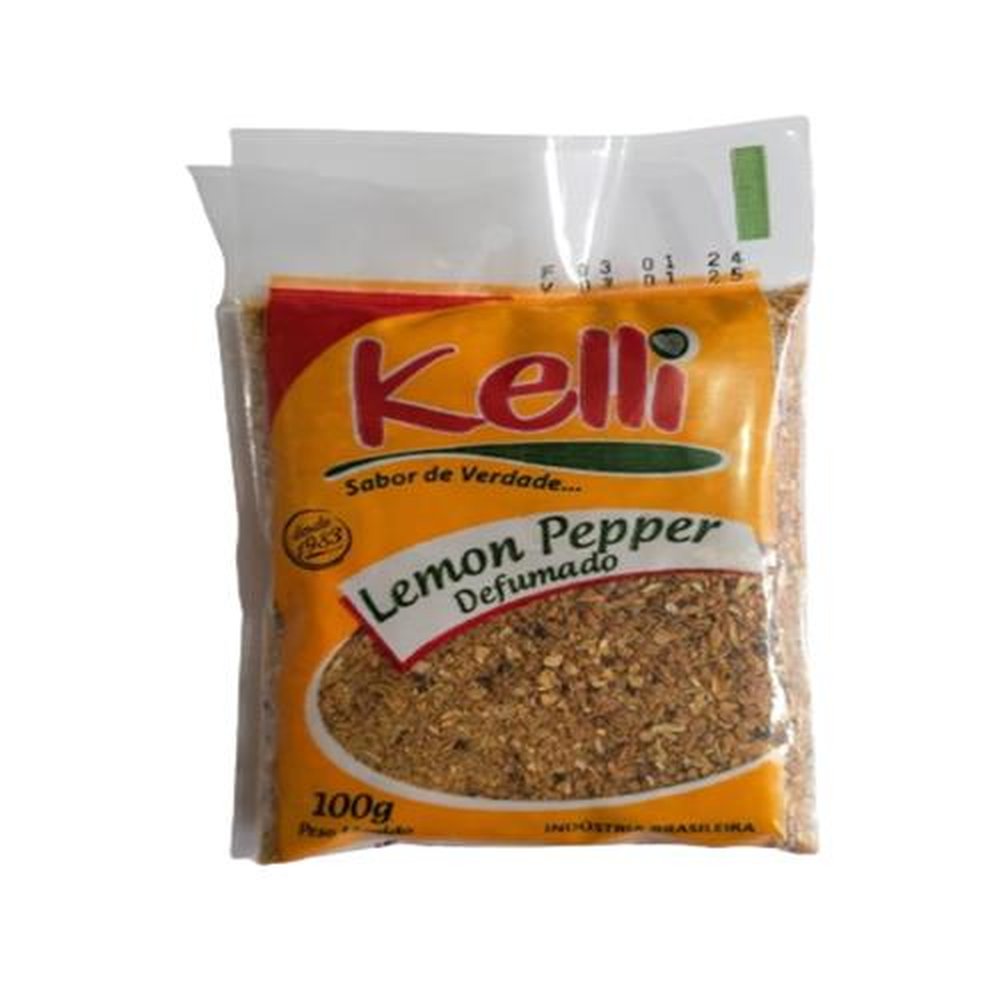 Lemon Pepper Defumado Kelli 100G