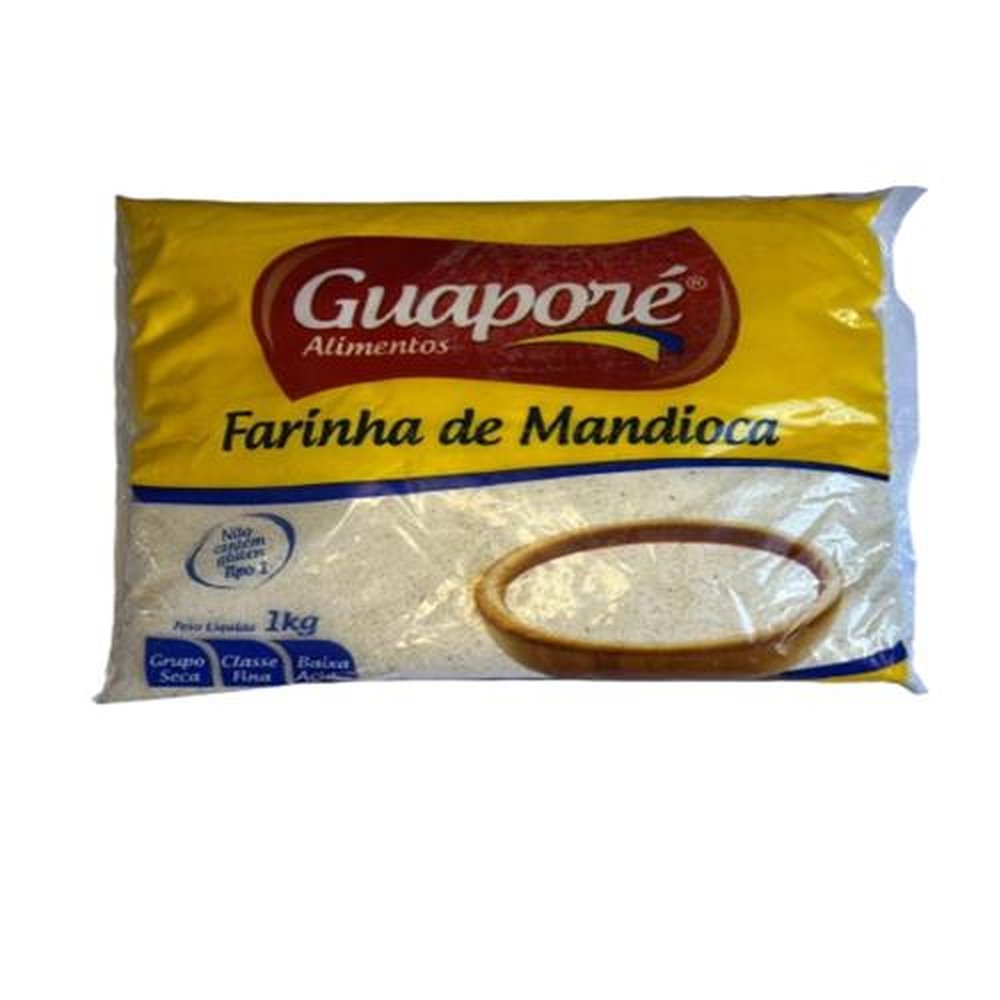 Farinha De Mandioca Branca Guaporé 1Kg