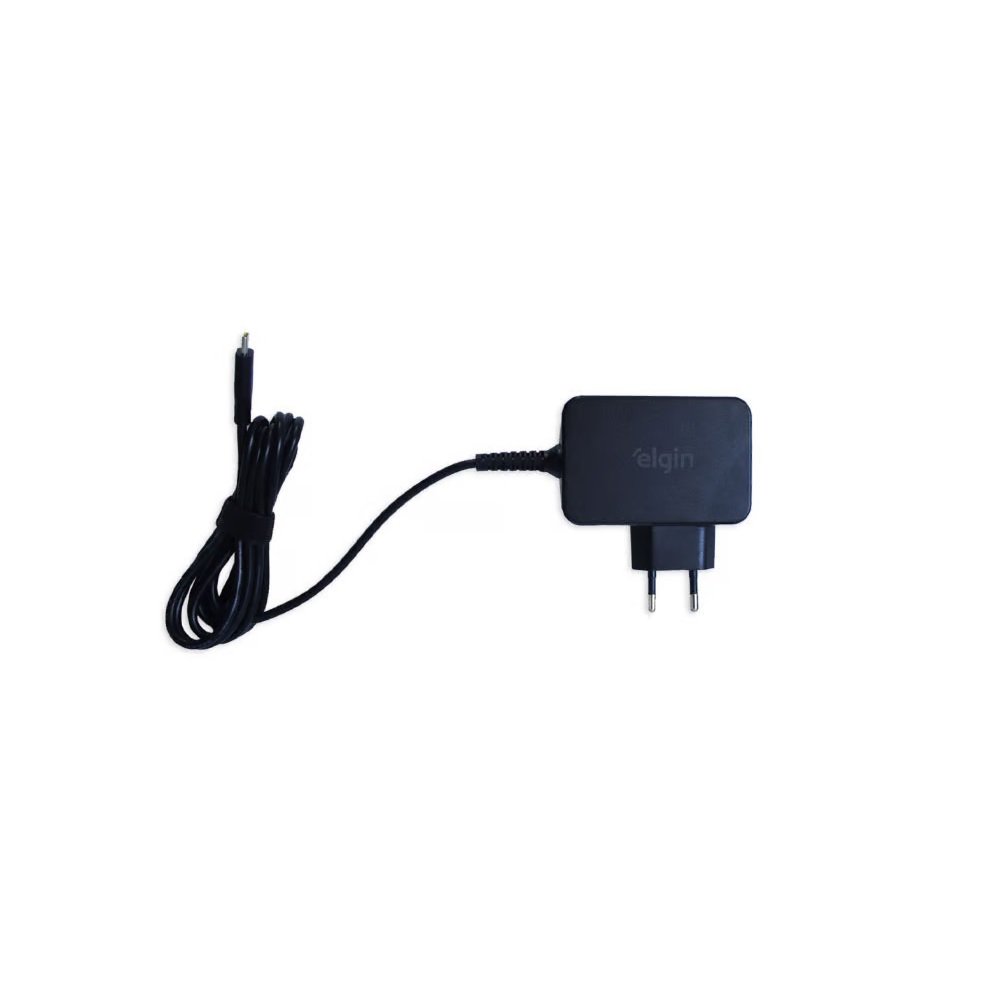Fonte Para Notebook 65w Tipo Usb C, 46rfte65wtpc, Elgin