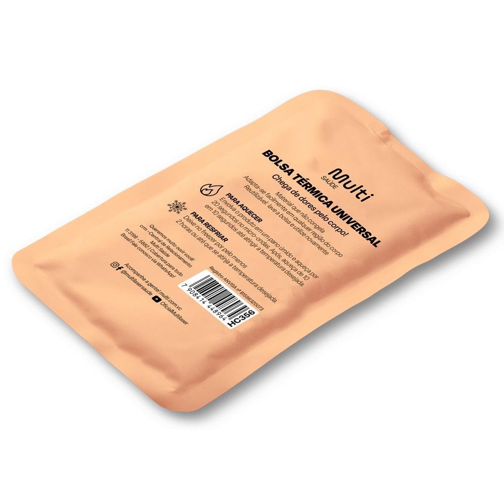 Bolsa Termica de Gel - Laranja - Multi Saude - HC356