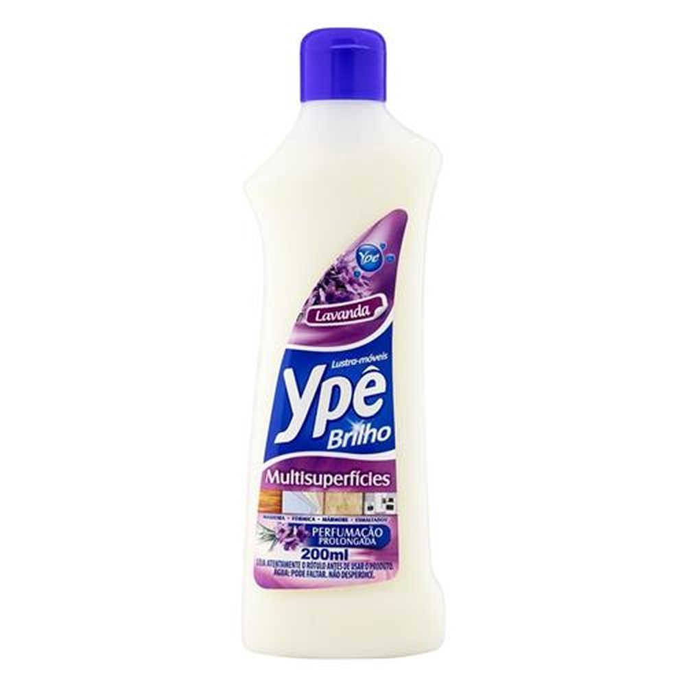 Lustra Móveis Ypê Lavanda 200ml - Embalagem com 24 Unidades