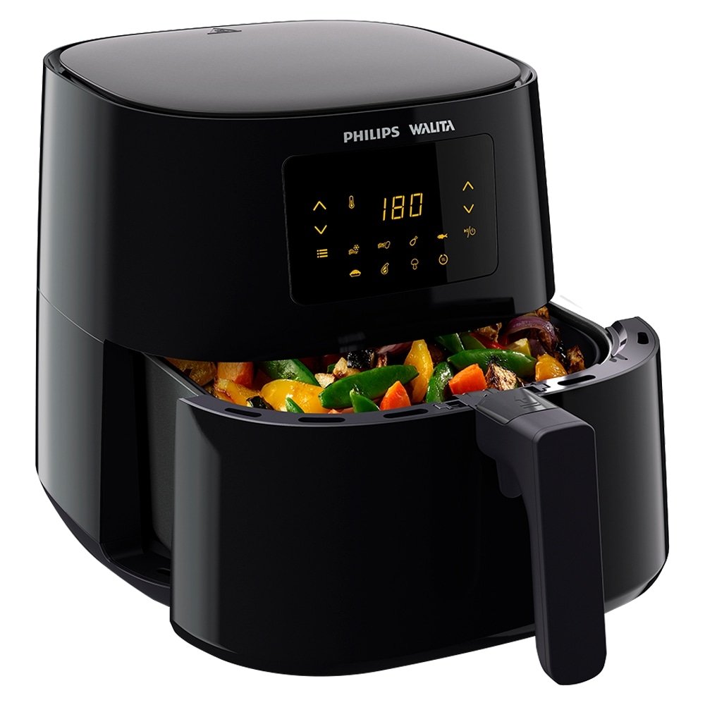 Fritadeira Air-Fryer Philips Walita Essential XL RI9270 - Desligamento Automático, Digital LED, Preto, 110V