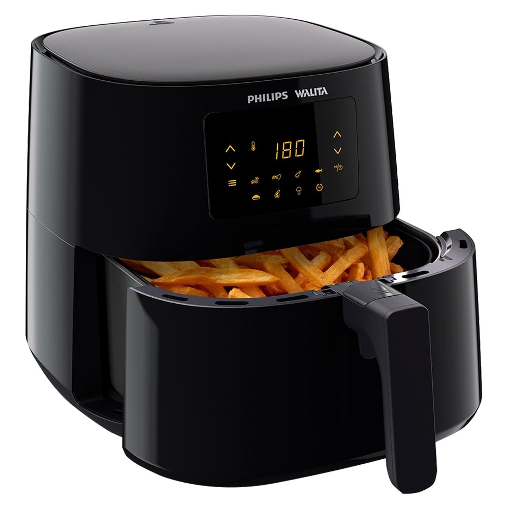 Fritadeira Air-Fryer Philips Walita Essential XL RI9270 - Desligamento Automático, Digital LED, Preto, 110V