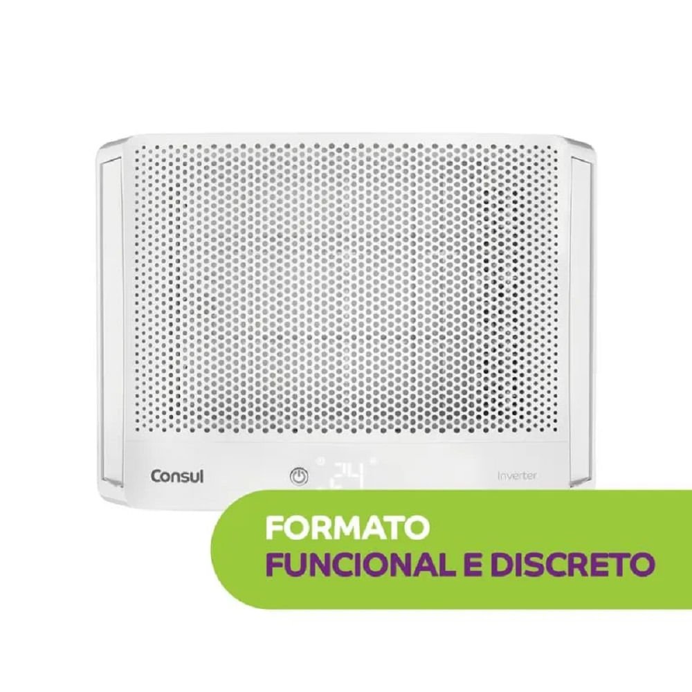 Ar Condicionado Janela Consul Inverter 10000 BTU/h Frio Eletrônico CCK10BBXNA ¿ Bivolt
