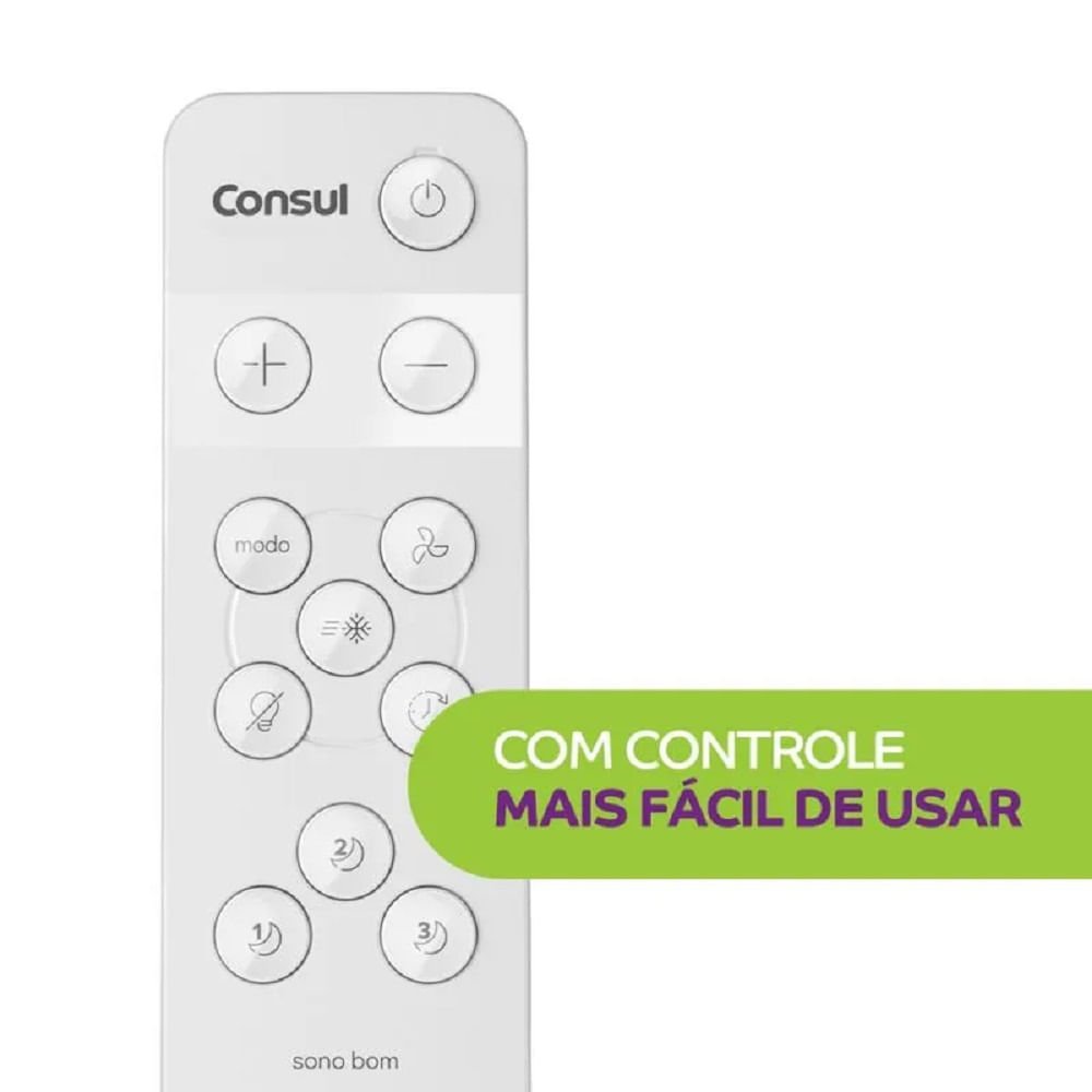 Ar Condicionado Janela Consul Inverter 10000 BTU/h Frio Eletrônico CCK10BBXNA ¿ Bivolt