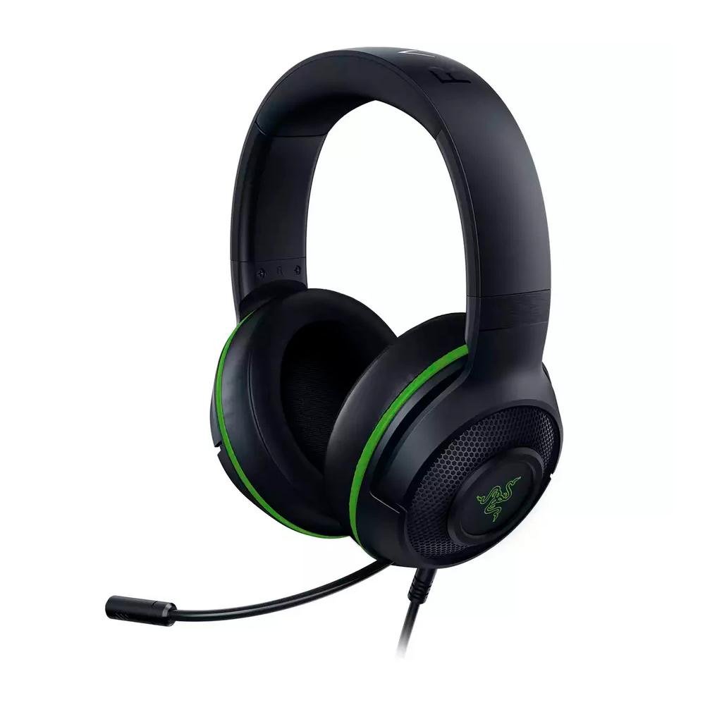 Headset Razer Kraken X For Console - P3 - Black/Green - RZ0402890400