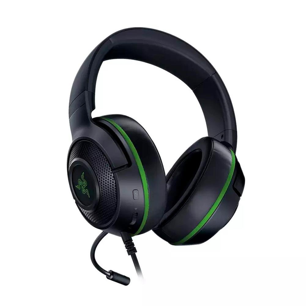 Headset Razer Kraken X For Console - P3 - Black/Green - RZ0402890400