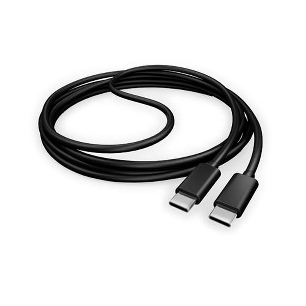 Cabo USB-C/USB-C Preto 2M Blindado 3A