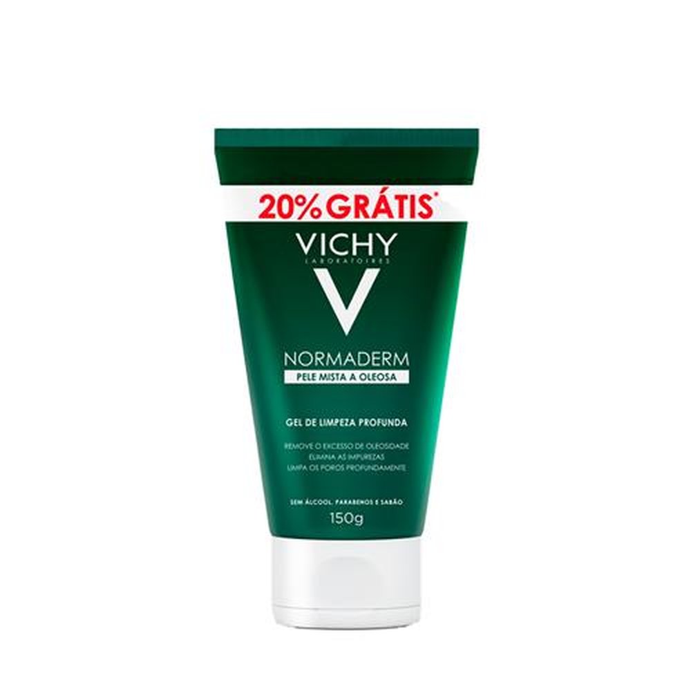 Vichy Normaderm Gel Limpeza Facial Profunda 150g 20% Off