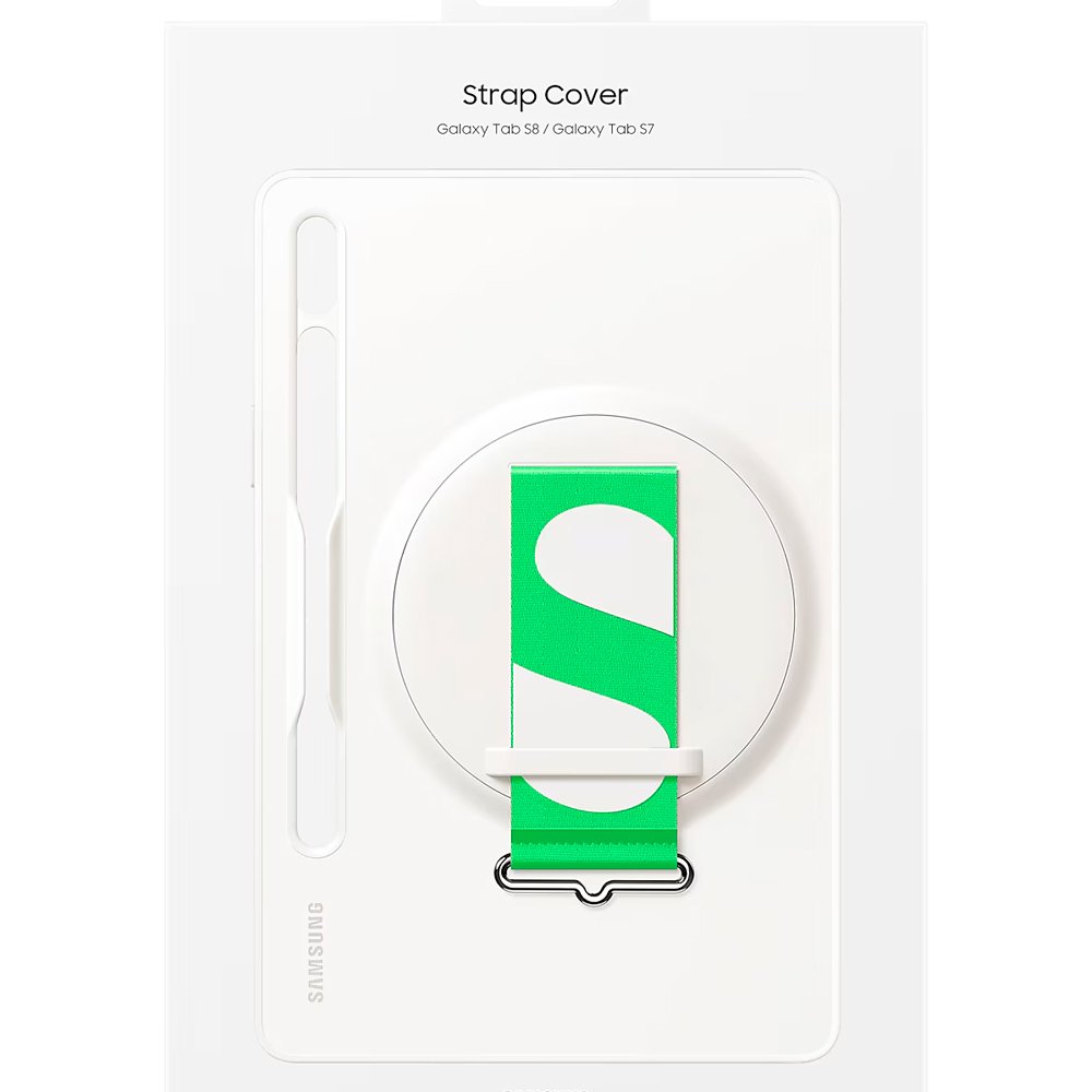 Capa Protetora Strap c/ cinta Galaxy Tab S8 Samsung Preta EF-GX700CBEGWW